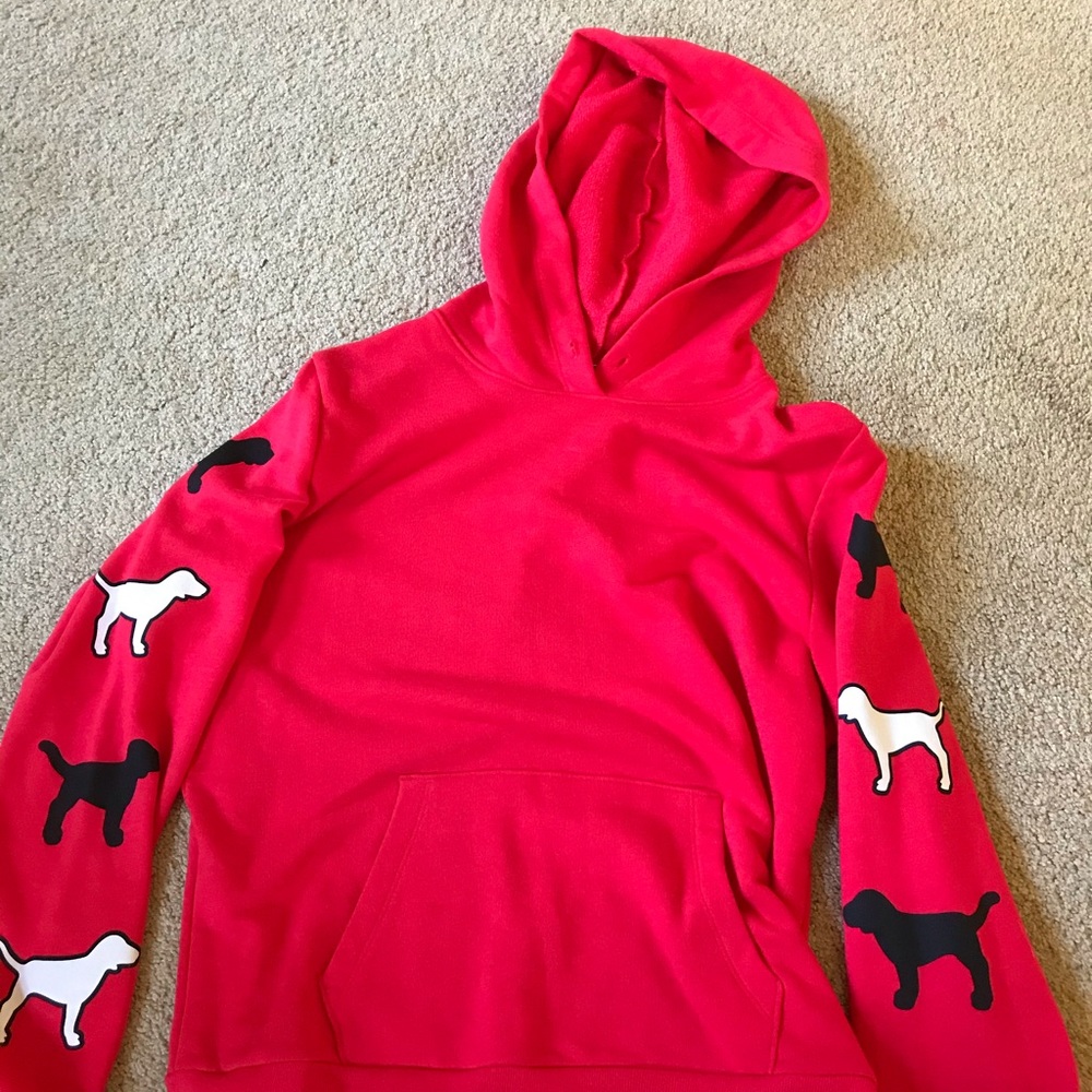 Pink hoodie